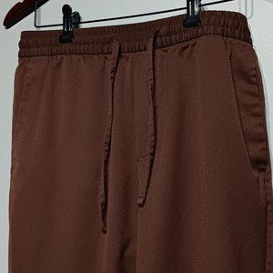 Brown H&M Slim Fit Joggers (Mens' Size Small)